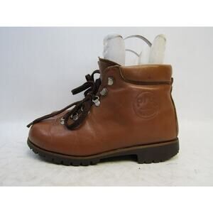 PMS Mens Size 6.5 Brown Leather Lace Up Mountaineering Hiking Boots